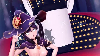 0175 -【R18-MMD】Genshin Impact 原神莫娜 Mona - Hand In Hand