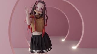 0222 -【R18-MMD】Demon Slayer nezuko - CLC Devil