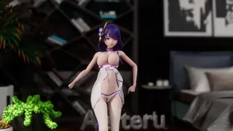 0252 -【R18-MMD】Genshin Impact 原神 Raiden Shogun 雷电将军 - Shake It