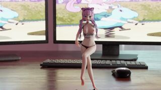 0226 -【R18-MMD】Hololive Auqa - Shake it