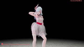 0350 -【R18-MMD】ShuYanEr - Genshin Impact 原神 Shenhe 申鹤 - Bon Bon chocolate