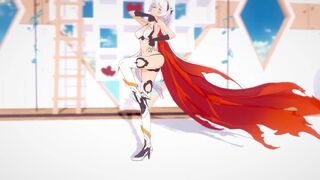 0426 -【R18-MMD-4K】Honkai Impact 3rd 崩坏三 Kiana - AOA Miniskirt