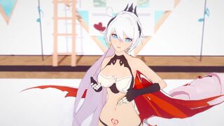 0426 -【R18-MMD-4K】Honkai Impact 3rd 崩坏三 Kiana - AOA Miniskirt