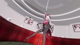 0425 -【R-18 MMD】BlueOath Scharnhorst's Pole Dance 沙恩霍斯特X钢管舞