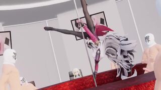 0425 -【R-18 MMD】BlueOath Scharnhorst's Pole Dance 沙恩霍斯特X钢管舞