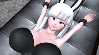 3D Hentai Bunny Machine fuck