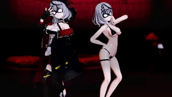 0458 -【R-18 MMD】Hololive - Two Chloe Always Better Than One Chloe