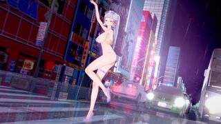 0477 - 【R-18 MMD】Genshin Impact Ayaka 神里绫华 AOA-excuse me