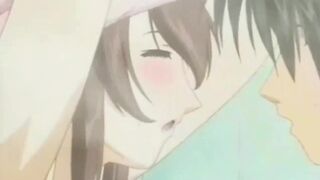 Hentai hottie gets jizzed after riding