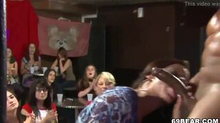 Dancing Bear Blowjob Party At The Stripper Club