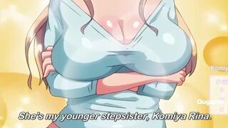 Cute Blonde StepSis With Big Tits And Big Ass Get First Time Sex In Bathroom Hentai