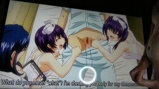 Hentai MILF Doctor And 2 Nurses Teens In Swimsuit Talking Care Of A Patient Sloppy Multiple Creampie