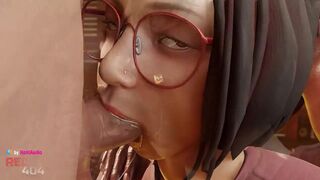 Alex Chen (Life is Strange) Gang-bang 3d animation with sound