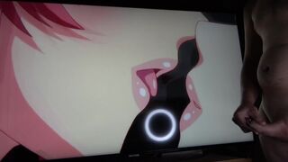 Hottest Hentai Anime Lesbian Girls Fingering and Massaging In Bathroom (RISKY Sloppy Lesbians)