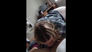 POV: Blowjob from Diapered Girlfriend