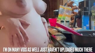 Pregnant 20 Yr Old Loves Huge Dildos