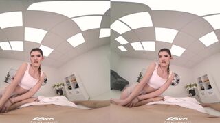 Horny Masseuse Candice Demellza Can't Resist Your Hard Cock VR Porn