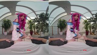 Huge Satisfaction With Eyla Moore As AHRI SPIRIT BLOSSOM from LOL VR porn