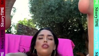 STORYTIME: Latina Babe VANESSA SKY fucks herself nude selfie
