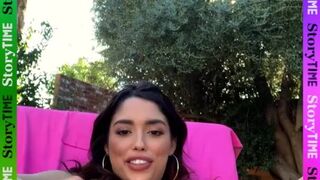 STORYTIME: Latina Babe VANESSA SKY fucks herself nude selfie