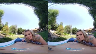 Outdoor Fuck With Blonde Teen Babe Kay Carter VR Porn