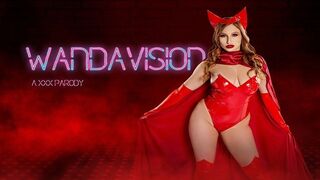 VR Cosplay X - WandaVision XXX Busty Redhead Skylar Snow Rides Your Cock VR Porn