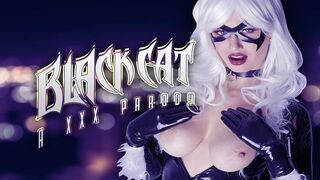 VR Cosplay X - Busty Black Cat Becomes Angry And Horny For Spying On Her