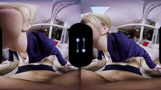Blonde Escort Lady Laura Bentley Has VR Show 4U