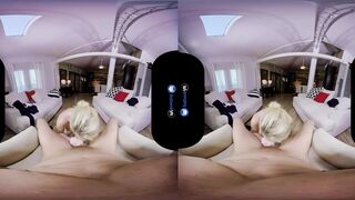 Blonde Escort Lady Laura Bentley Has VR Show 4U