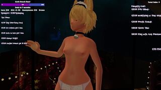 VR Maid Plays With Her Toys On Stream Part 1