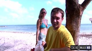 Ivana Gets Her Pussy Fucked On The Beach.