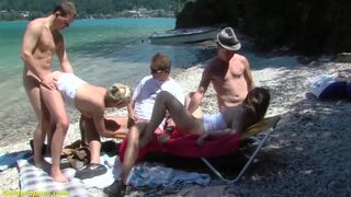 real public german beach orgy