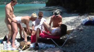 real public german beach orgy