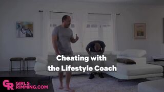Cheating wife London River gives outstanding rimming to the lifestyle coach