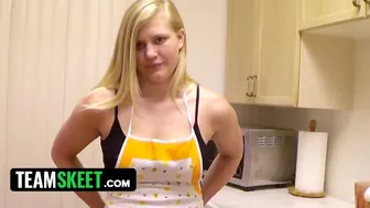 Team Skeet - Lusty Teen Breaks All The House Rules Made To Strip And Bend Down For Some Spanking