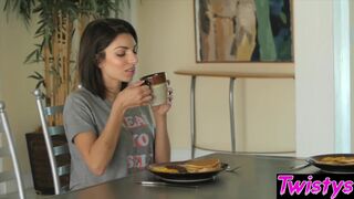 MILF Cherie Deville Eats Darcie Dolce's Teen Pussy for Breakfast