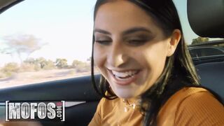 Kaitlyn Katsaros Gives A Blowjob In The Car As A Thank You To Scott For Driving Her Home
