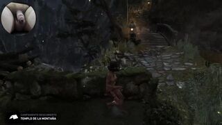 TOMB RAIDER NUDE EDITION COCK CAM GAMEPLAY #3