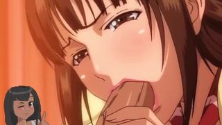 Girl gets pussy ate and fucks big cock hentai