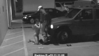 Security Blowjob by Hot Babe Caught on CCTV