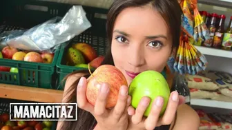 Carne Del Mercado - Petite Latina Veronica Marin Got Picked Up For Hot Action