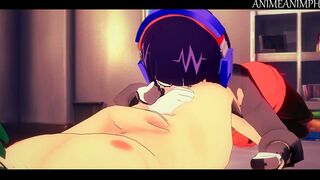 Kyoka Jiro and Deku in their Wet Dreams - My Hero Academia Hentai 3d Animation