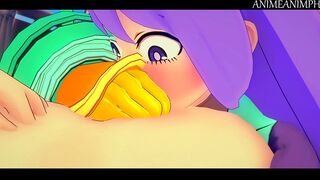 Nejire Hado and Deku in their Wet Dreams - My Hero Academia Hentai 3d Animation