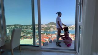 TikTok Couple Fuck on Balcony