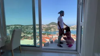 TikTok Couple Fuck on Balcony