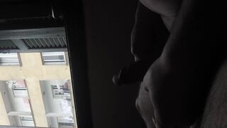 Neighbor can't stop watch me masturbating at window