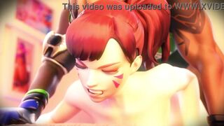 Overwatch D.Va 3 SFM & Blender 3D Hentai Porn Compilation
