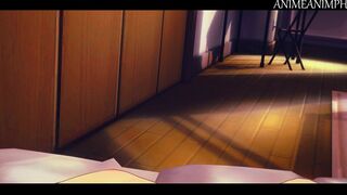 Itsuka Kendo and Deku in their Wet Dreams - My Hero Academia Hentai 3d Animation