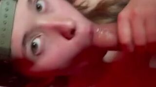 24 year old tinder skater girl sucking BWC and fucked