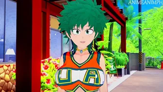 MY HERO ACADEMIA FEMALE DEKU IZUMI MIDORIYA HENTAI 3D